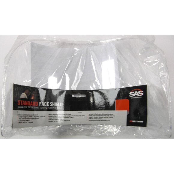 SAS Safety 5150 Replacement Face Shield For 5140, Clear - Picture 3 of 5